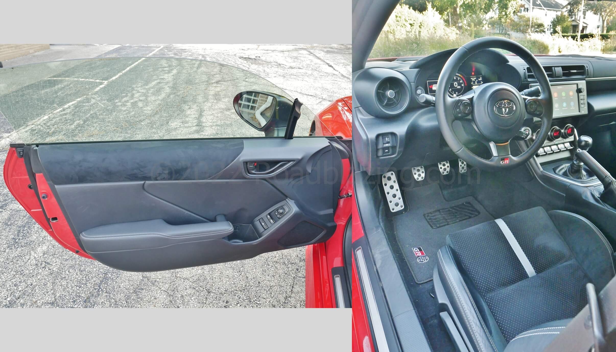 2022 Toyota GR 86: driver's entry