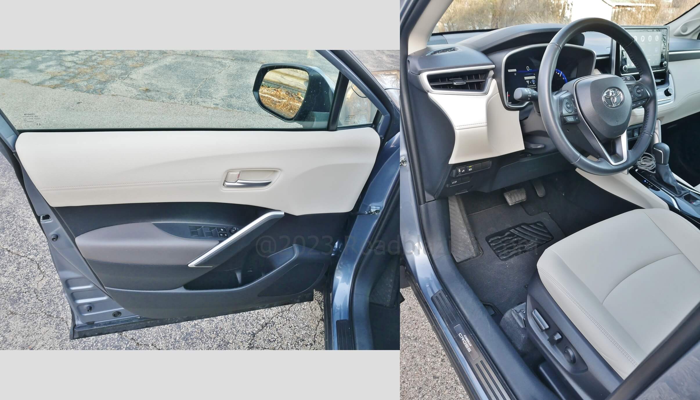 2022 Toyota Corolla Cross XLE AWD: driver's entry