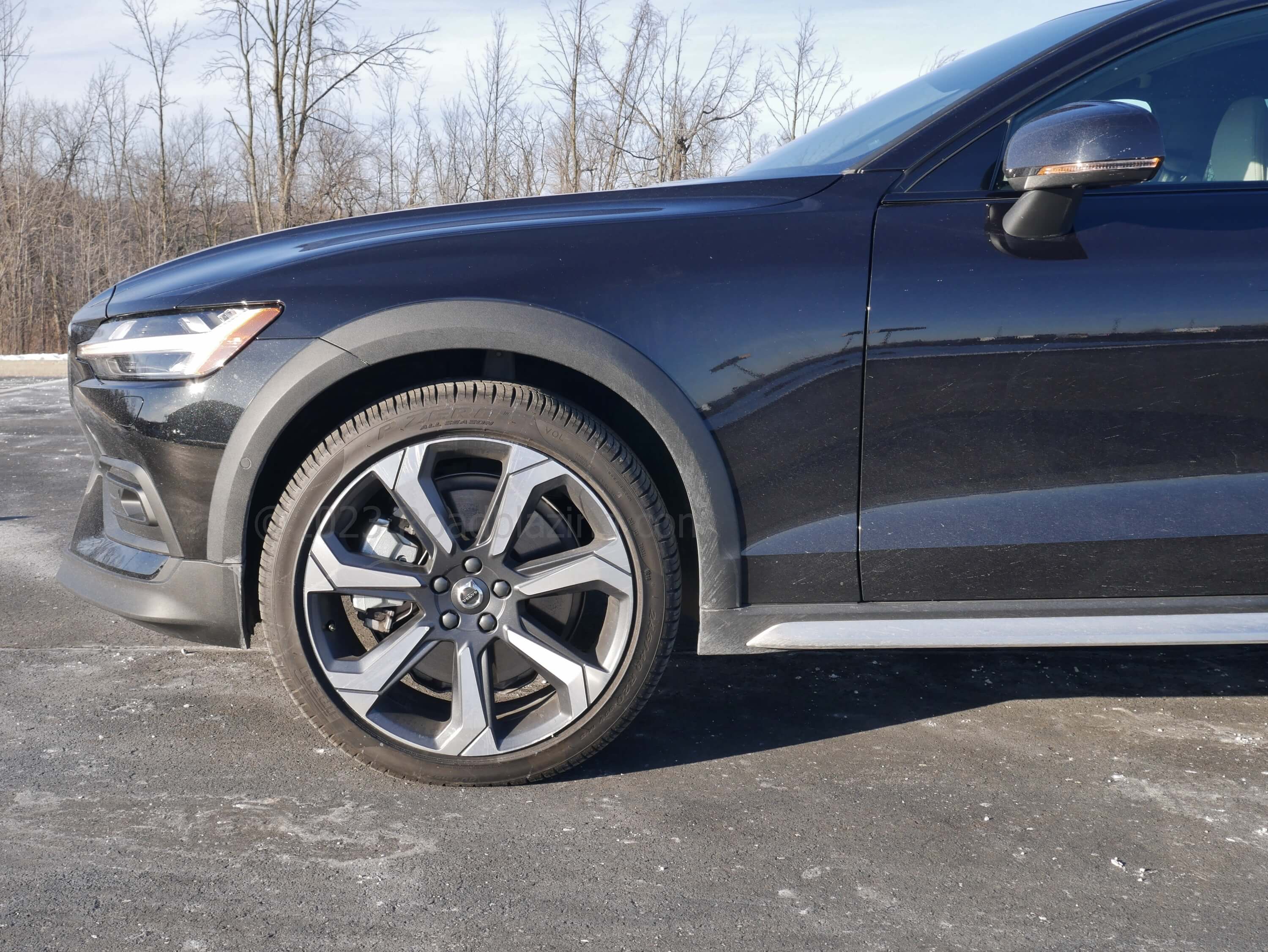 2023 Volvo V60 Cross Country B5 Ultimate AWD: 8.3" road clearance w/ compliant full independent suspension ride despite 20" 40 series rubber