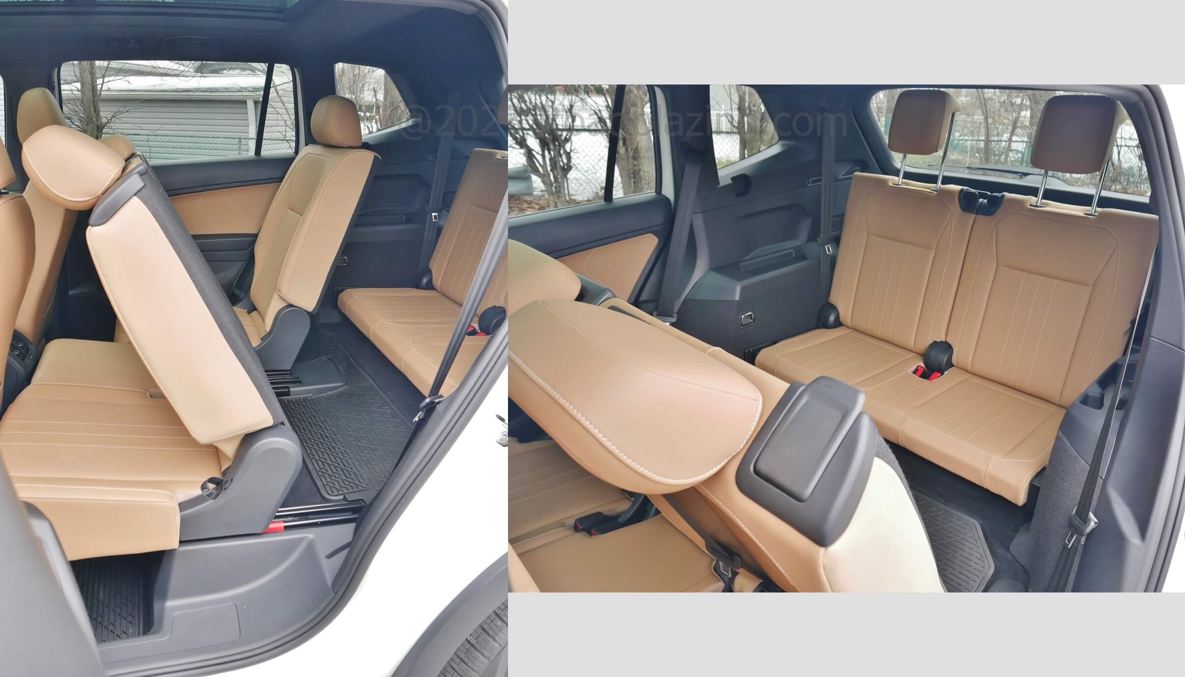 2023 Volkswagen Tiguan SE R-Line Black 3-Row: tilt & slide Row 3 passage