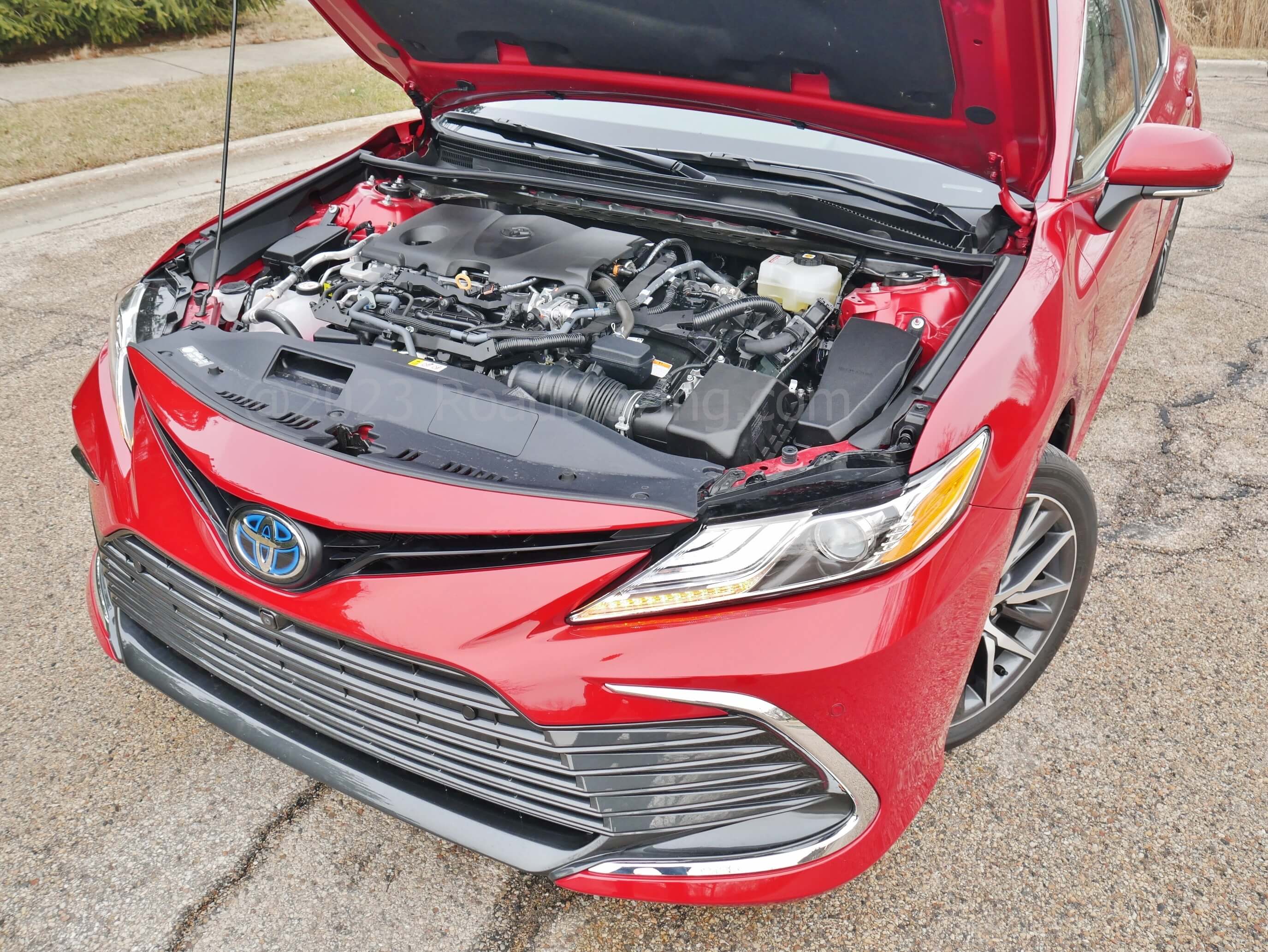 2023 Toyota Camry Hybrid XLE: 208 net hybrid HP + CVT = frugally fleet 40 mpg