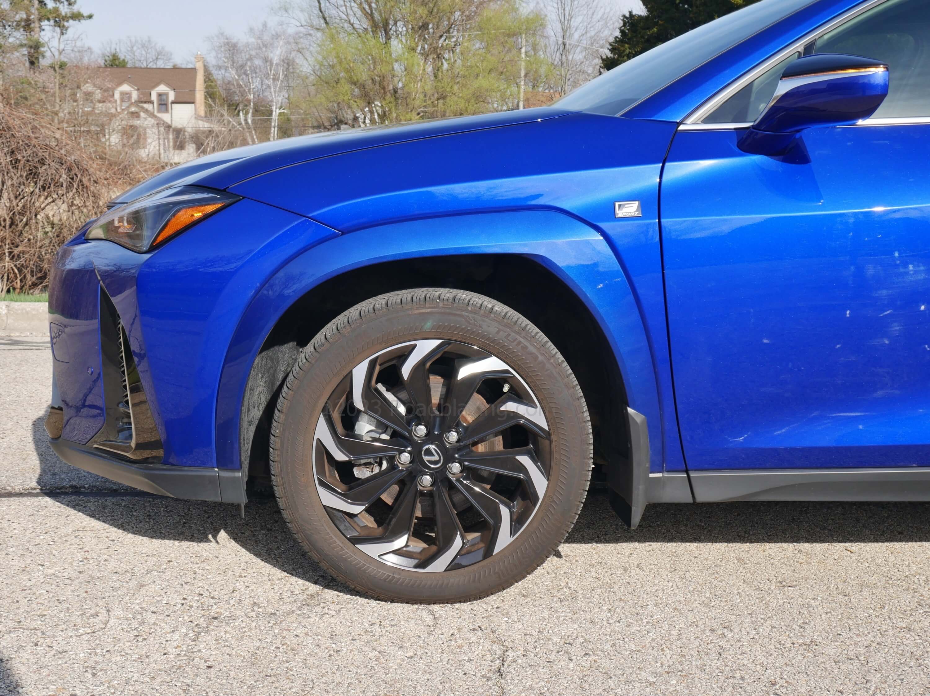 2023 Lexus UX 250 AWD F-Sport: available F-Sport handling adds variable electronic damping to the already urban smooth chassis