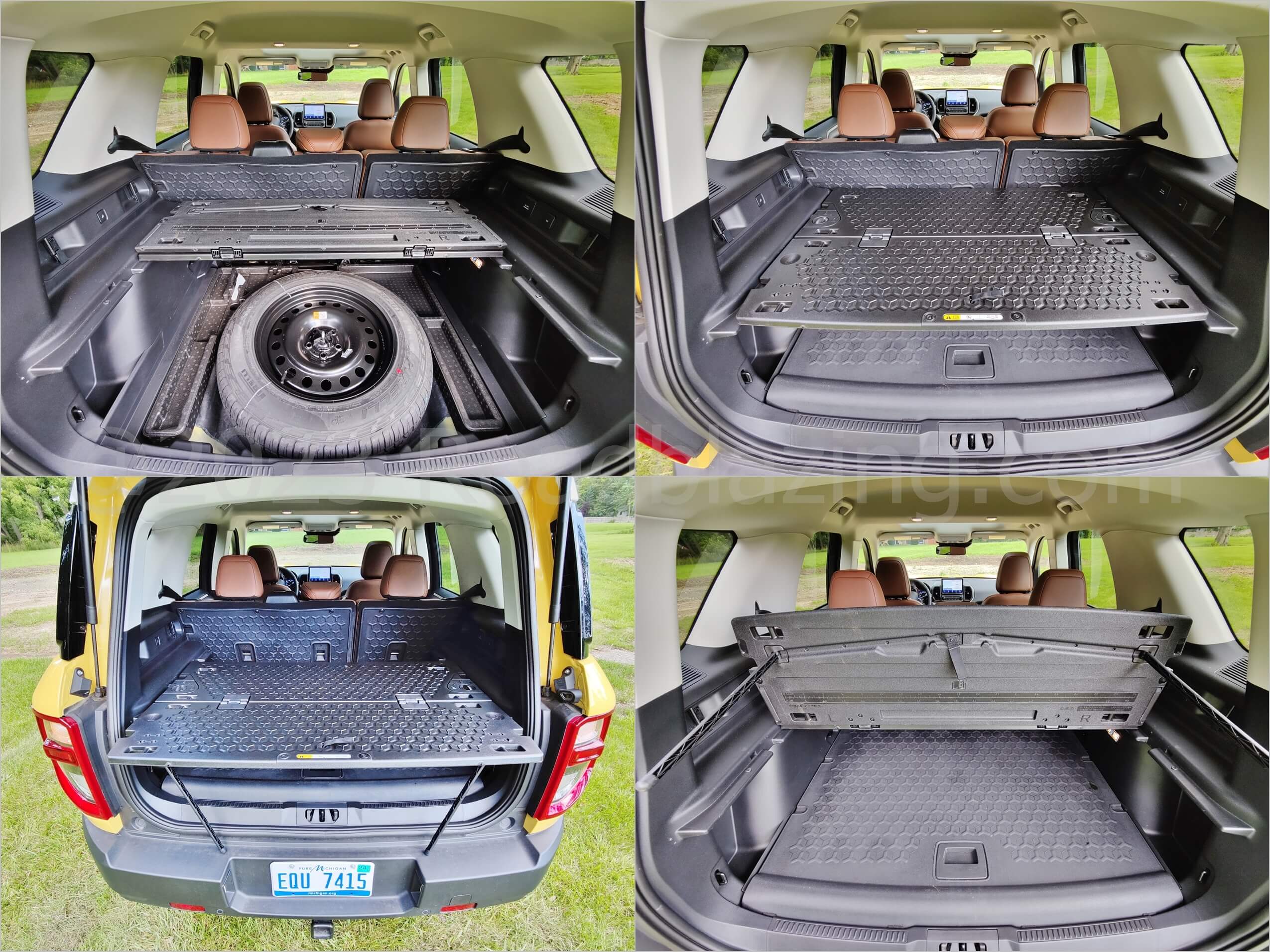 2023 Ford Bronco Sport 2.0T Heritage Limited AWD: sliding, folding worktable