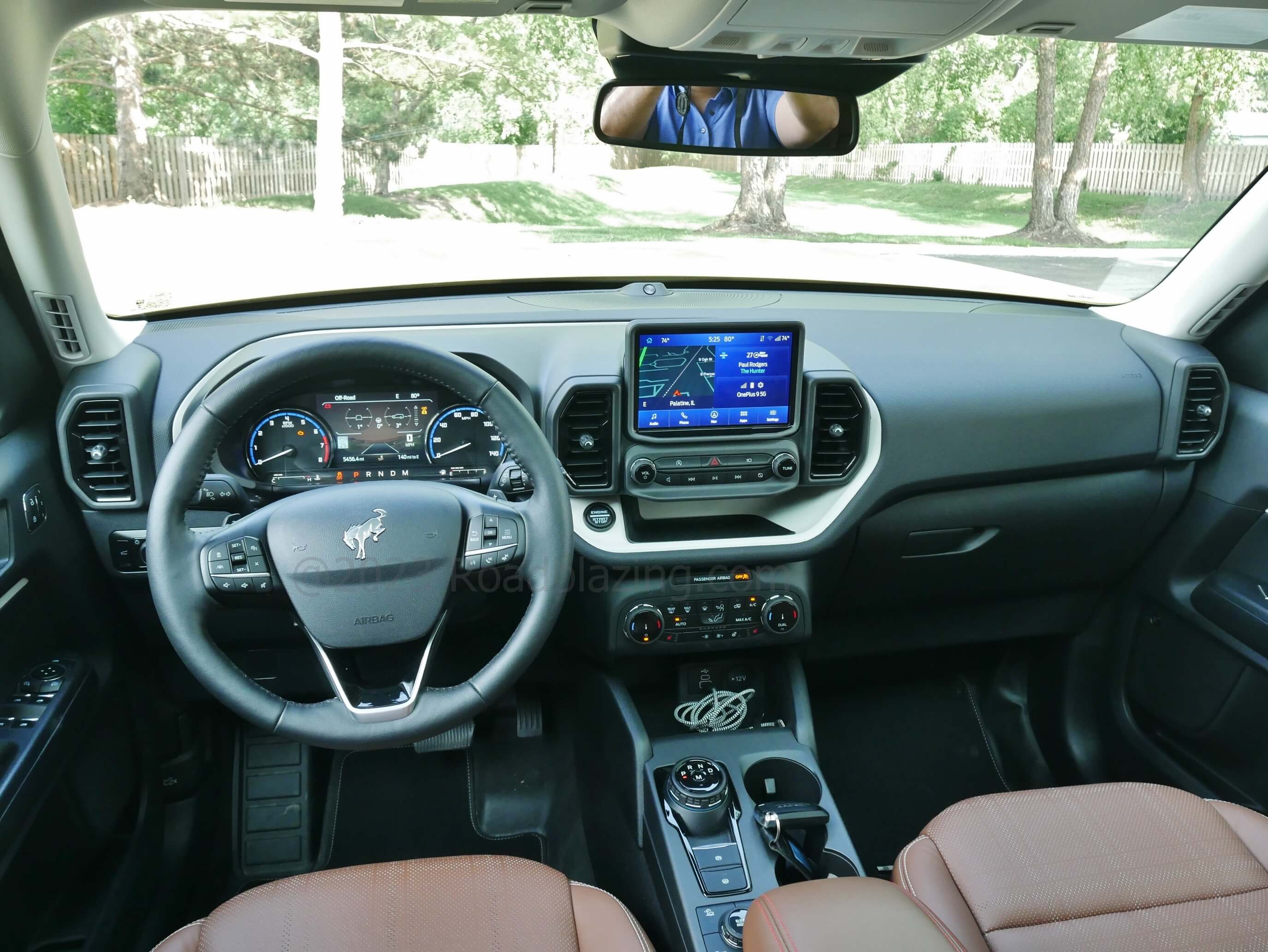 2023 Ford Bronco Sport 2.0T Heritage Limited AWD: contemporary cockpit w/ 12.3" color TFT variable gauge cluster + 8.0" touch LCD Ford MySync 3