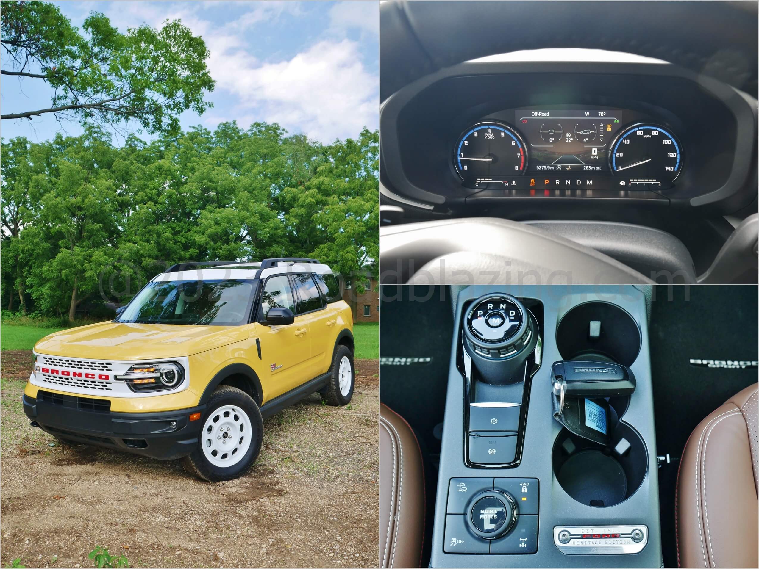 2023 Ford Bronco Sport 2.0T Heritage Limited AWD: 4 off-road modes are but a twist of the G.O.A.Terrain Management knob away.