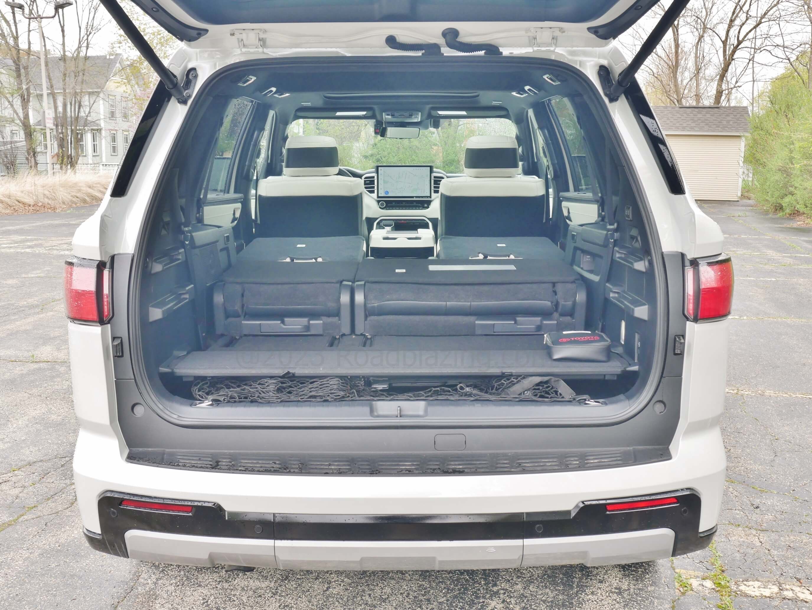 2023 Toyota Sequoia Capstone 4x4: flat folding 2nd & 3rd Row seating = 87 maximum cu. ft. cargo capacity