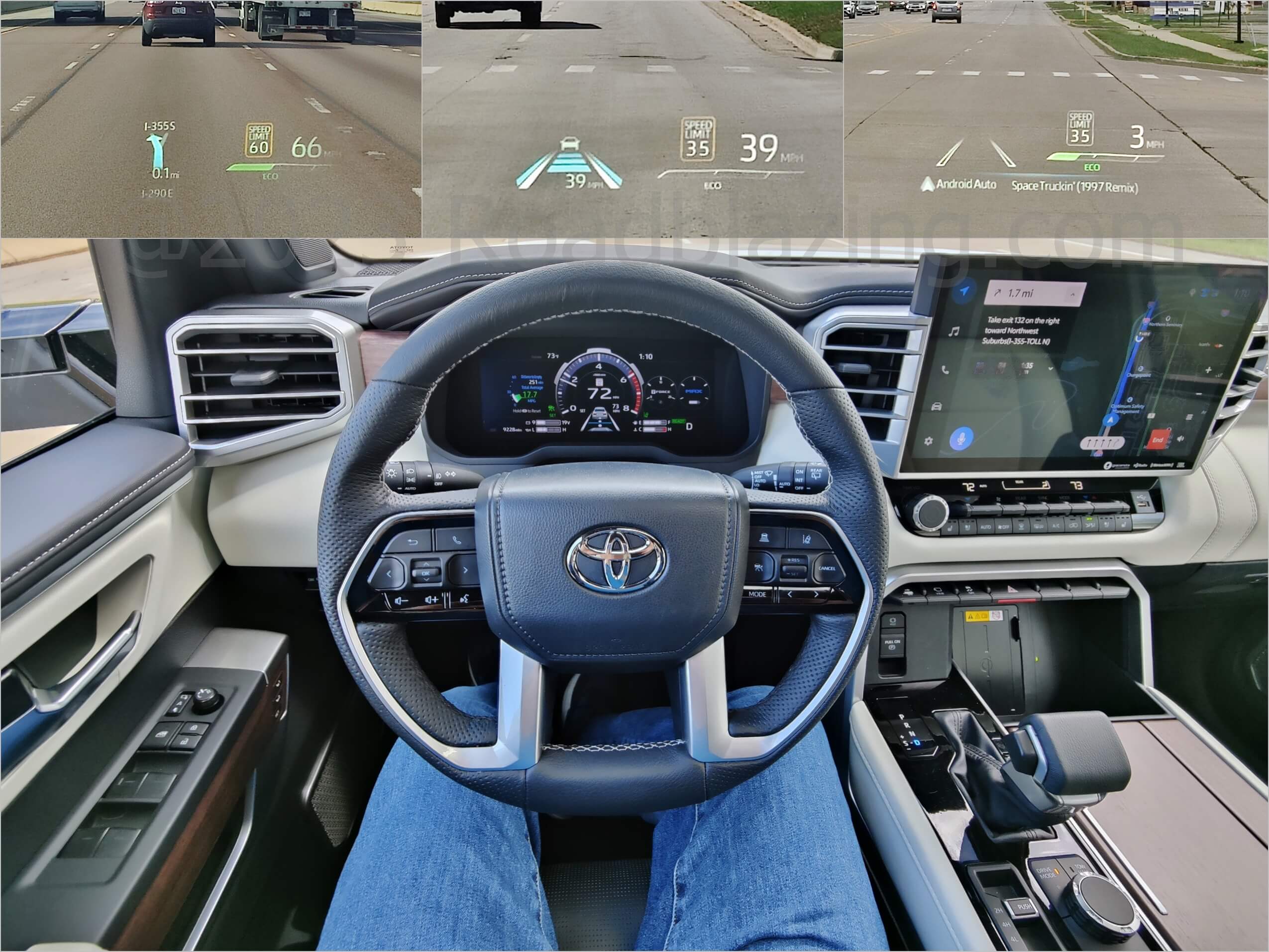2023 Toyota Sequoia Capstone 4x4: driving + 10.0" HUD