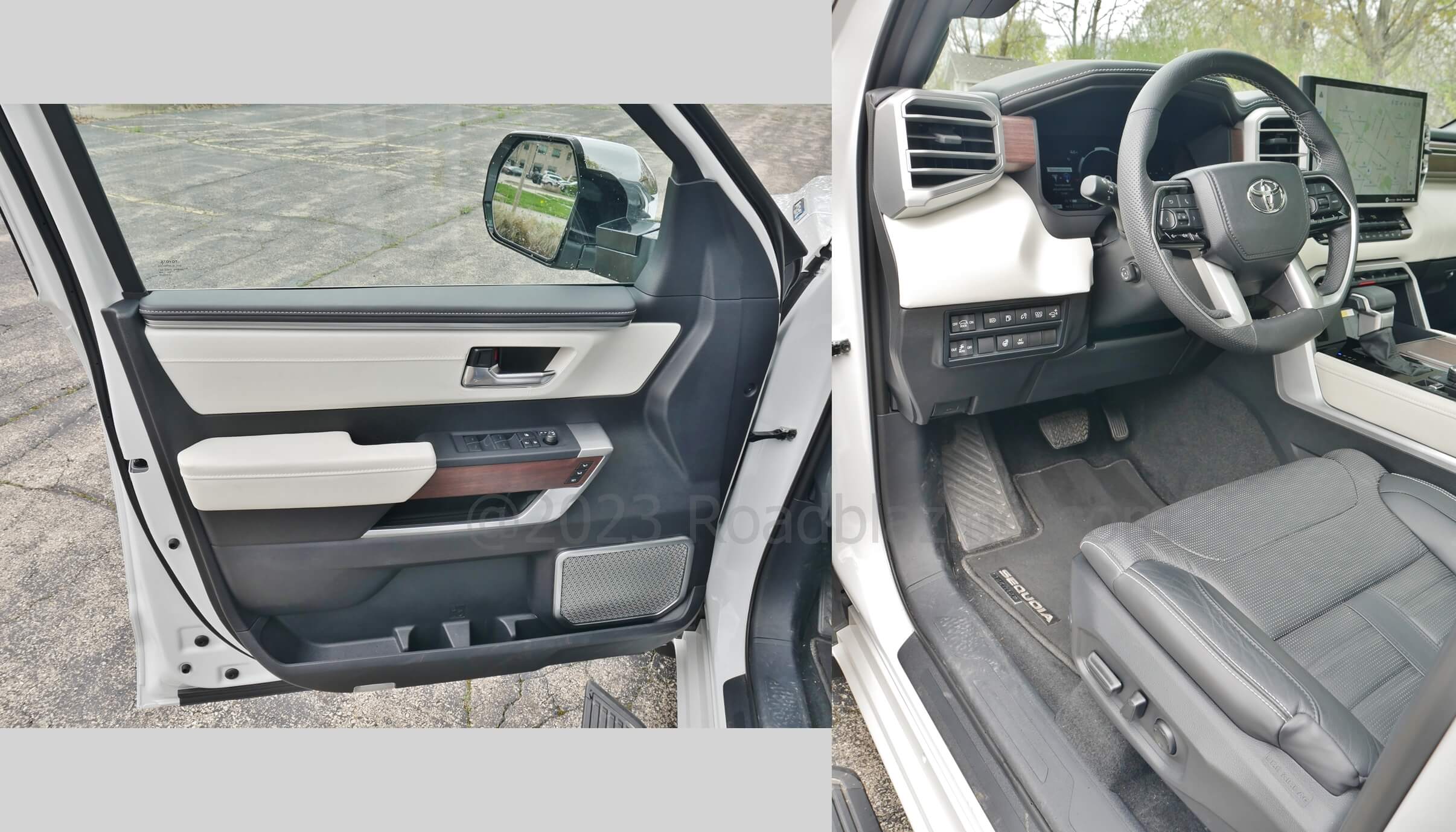 2023 Toyota Sequoia Capstone 4x4: driver entry