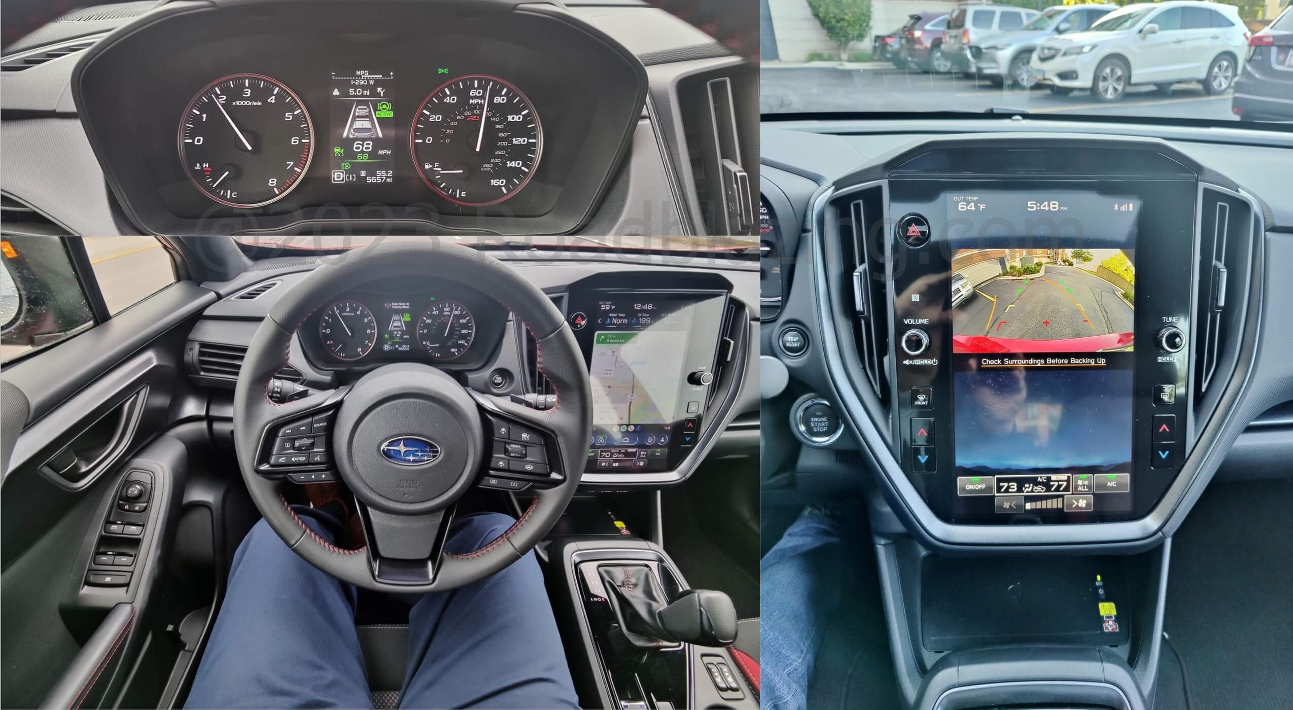 2024 Subaru Impreza RS: EyeSight ADAS w/ BSW and rear camera