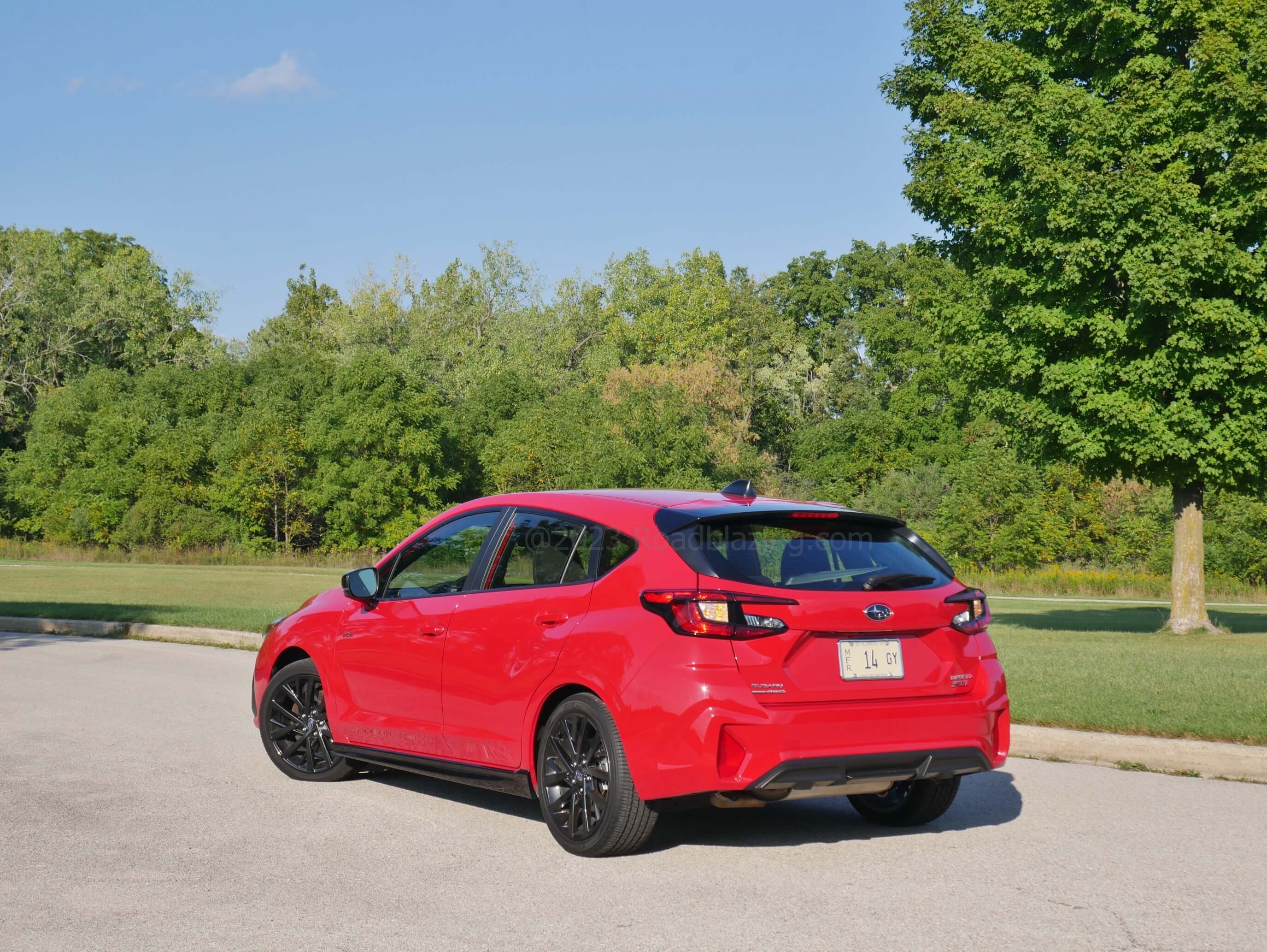 2023 Subaru Impreza RS: compact hatchback = lowered Crosstrek CUV.