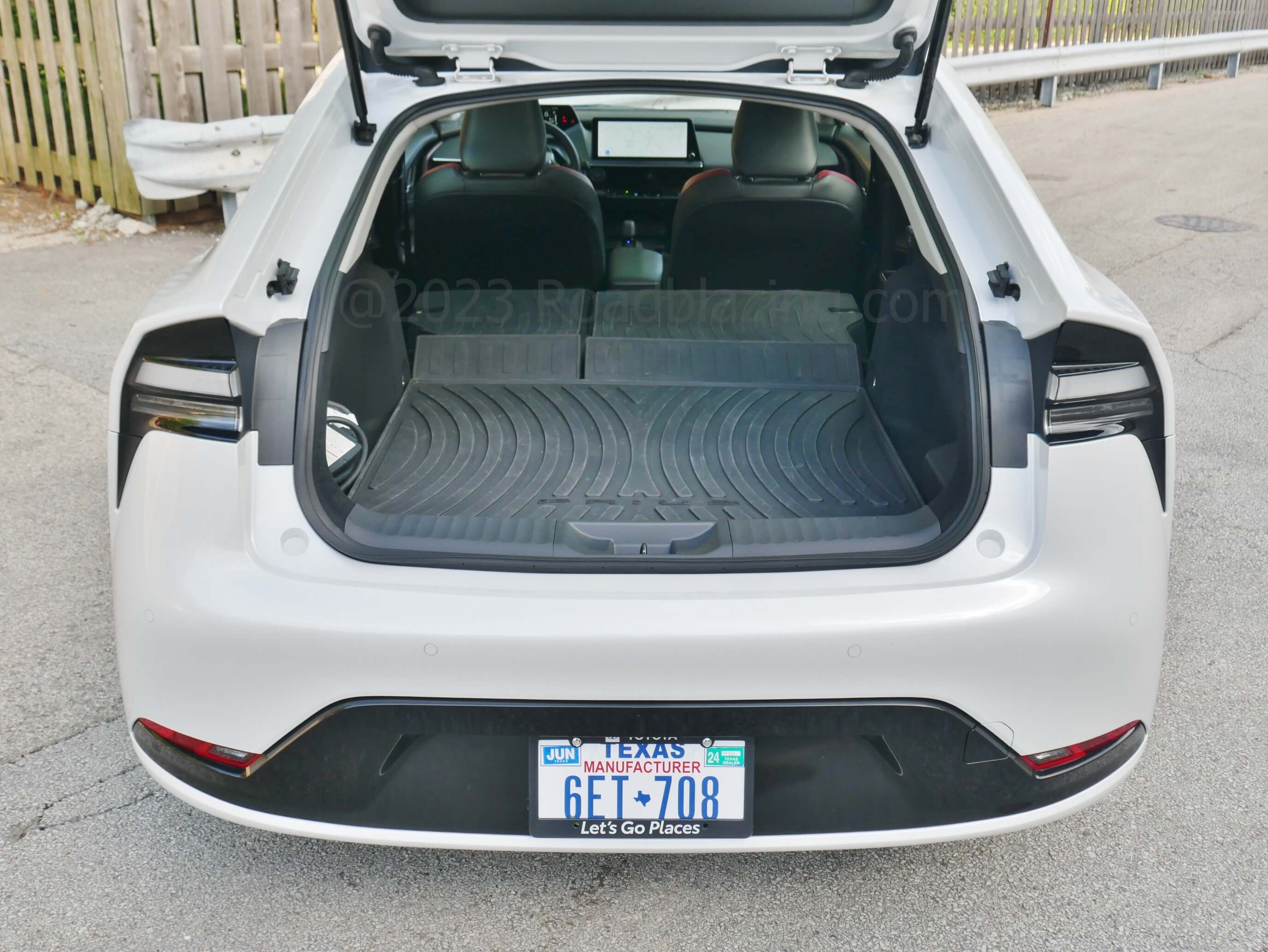 2023 Toyota Prius Prime XSE PHEV: cargo space grows owing to longer wheelbase.