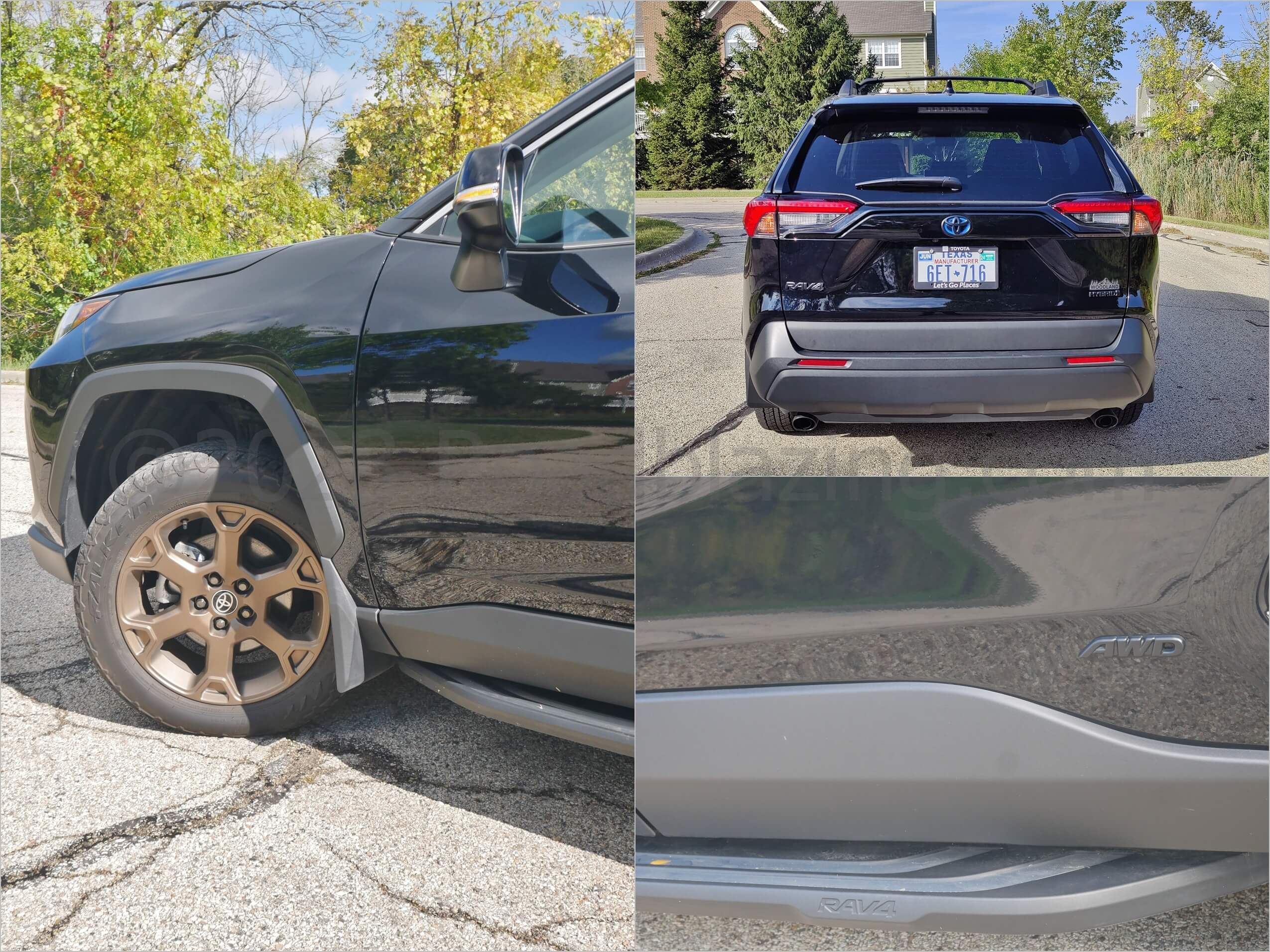 2023 Toyota RAV4 Hybrid AWD Woodland Edition: unique badging