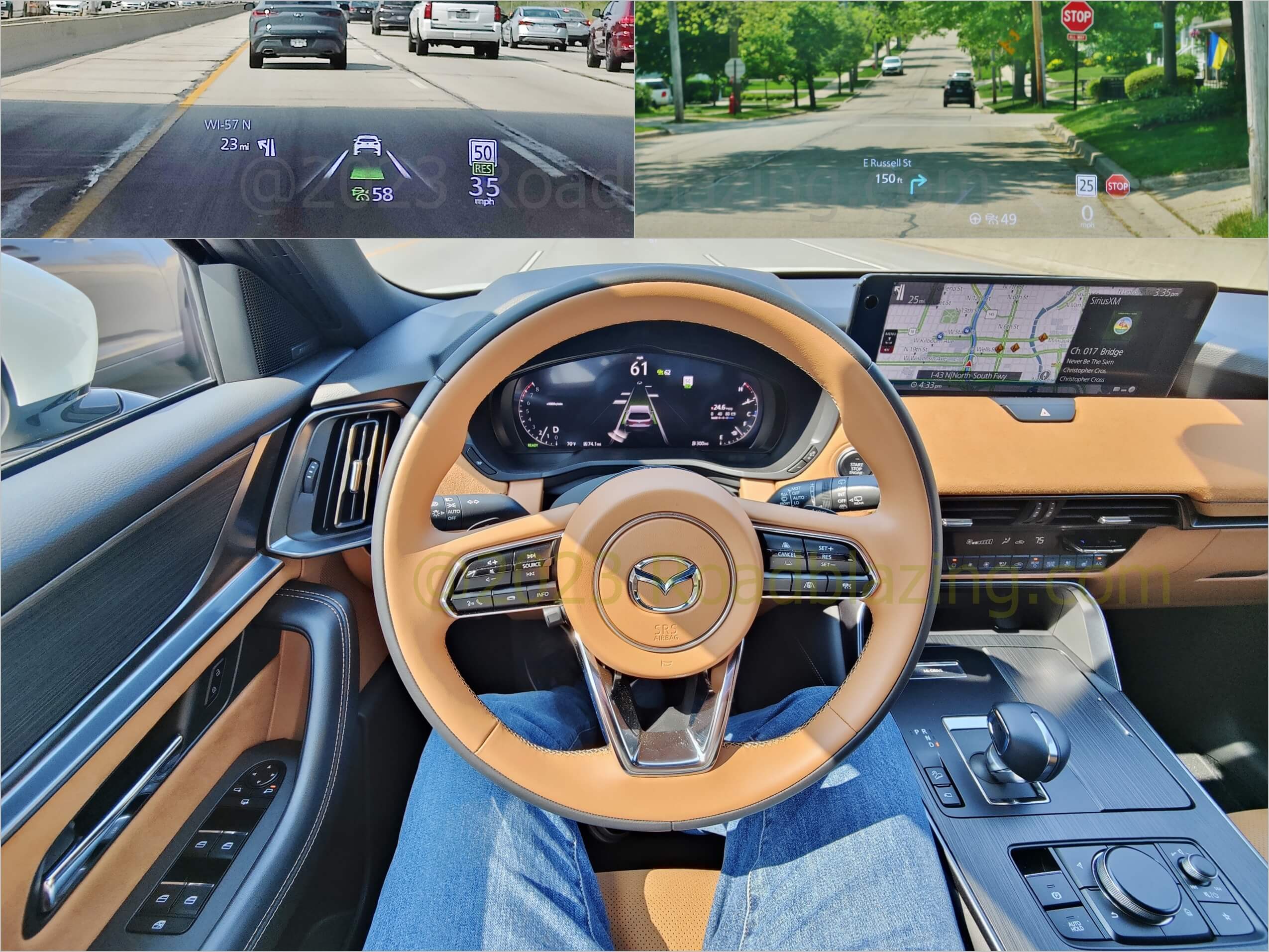 2024 Mazda CX-90 3.3 Turbo S Premium Plus AWD: 12.3" virtual gauge cluster plus HUD