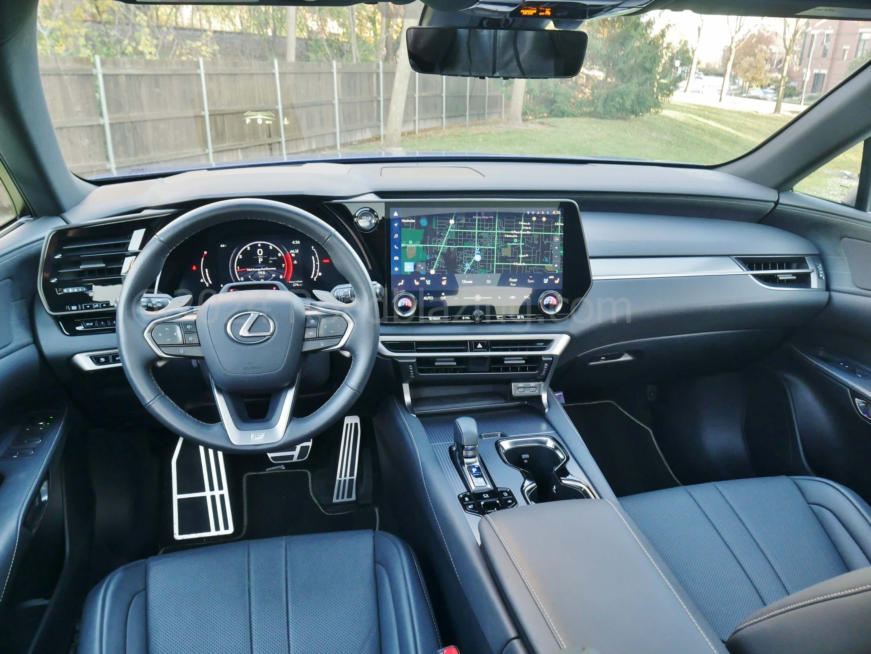 2023 Lexus RX 350 F-Sport AWD: sport elegance avoids splashy even w/ upgraded 14.0" touch infotainment display