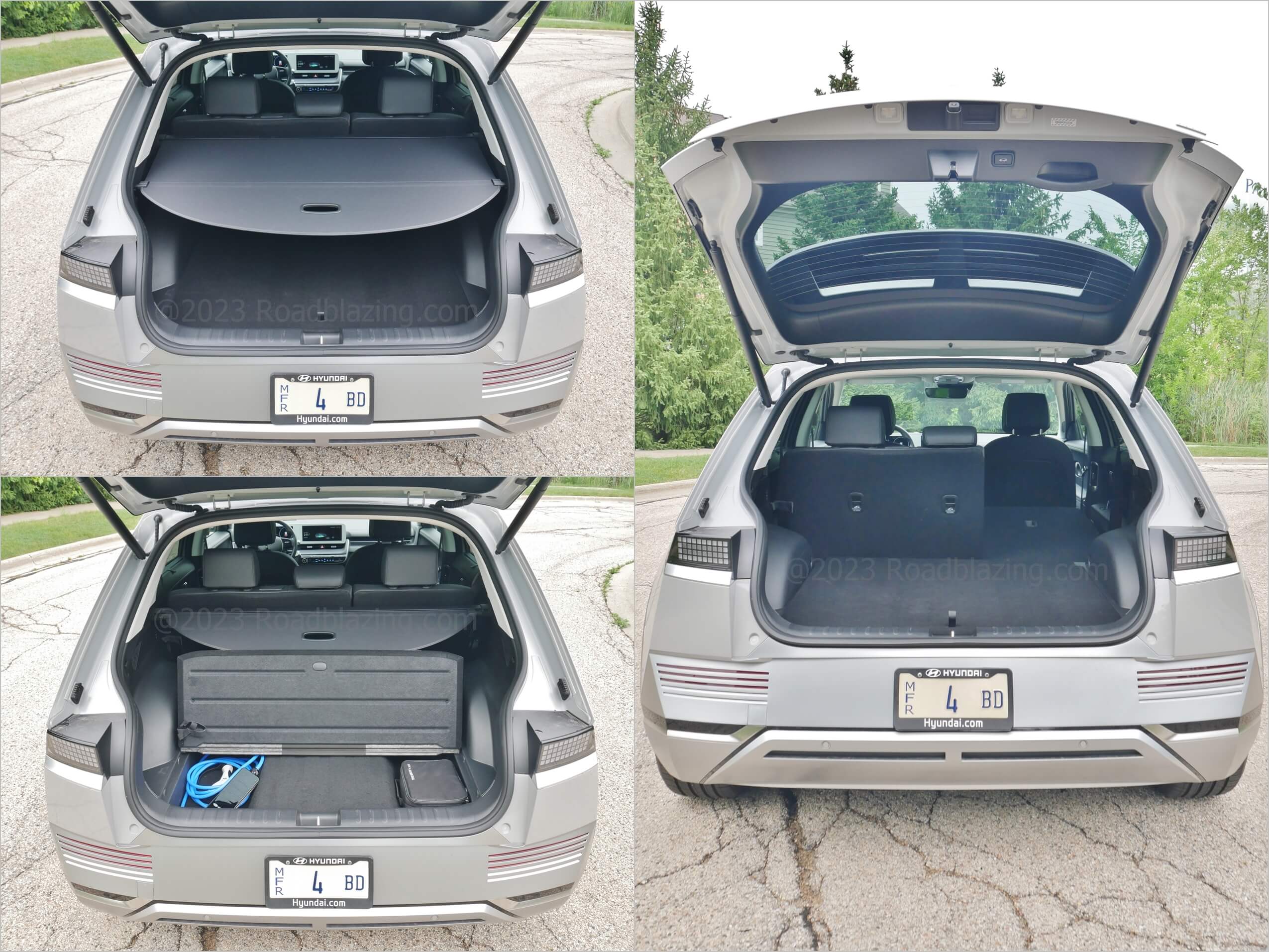 2023 Hyundai Ioniq 5 Limited AWD: low liftover cargo bay + subfloor storage