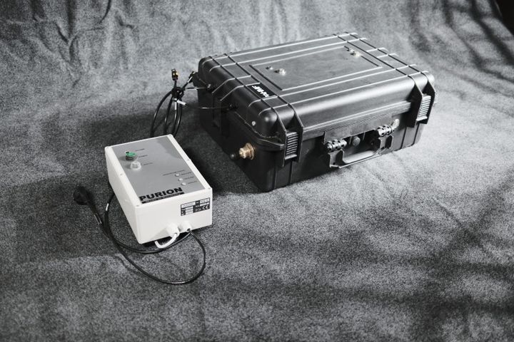 A portable system for pumping and filtering water