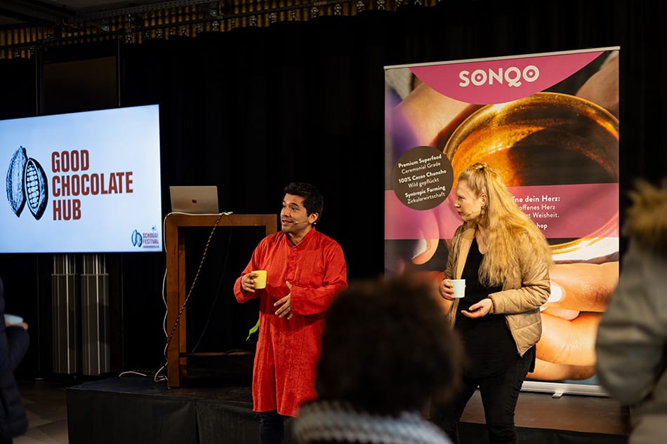 Image shows the Schoggifestival sustainabilty conference