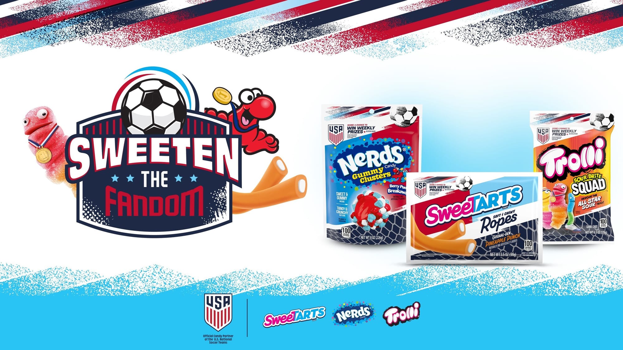 Image shows examples of Ferrara's promotions for the World Cup