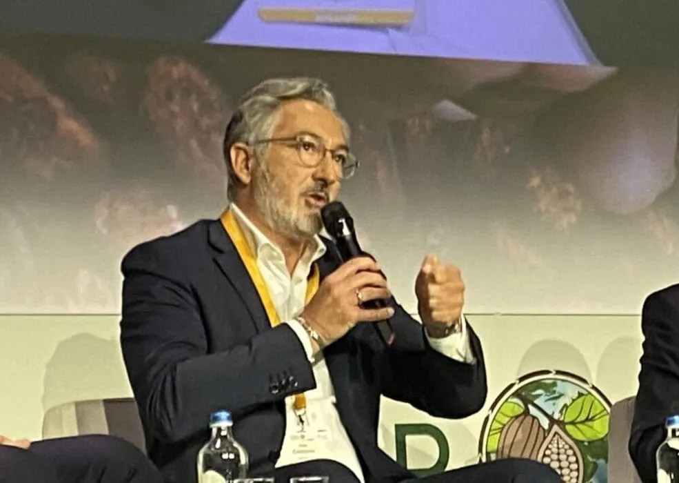 Image shows Aldo Cristiano, vice president of Caobisco