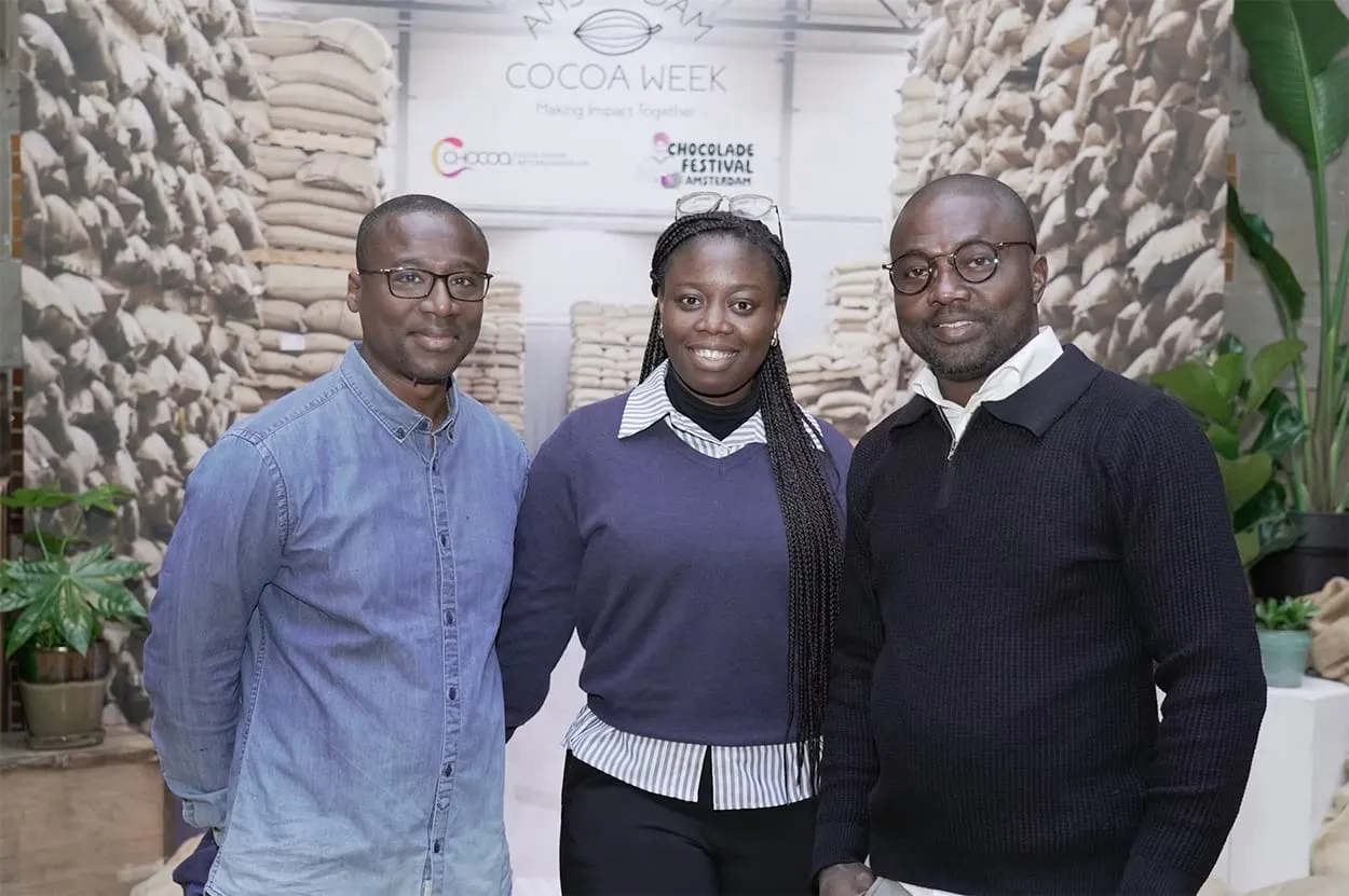 Image shows atendees at this year's Chocoa festival