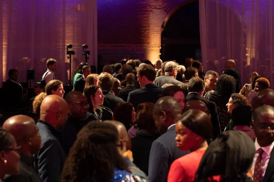 Image shows participants at a major cocoa conference