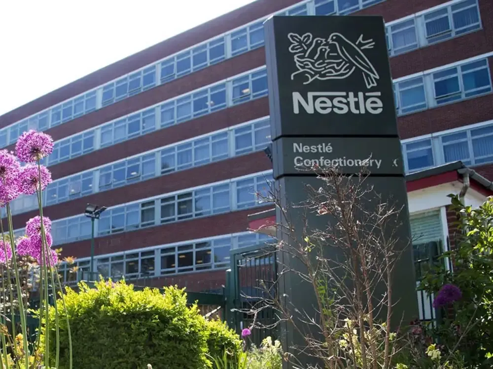 Image shows exterior of the York Nestlé Factory.