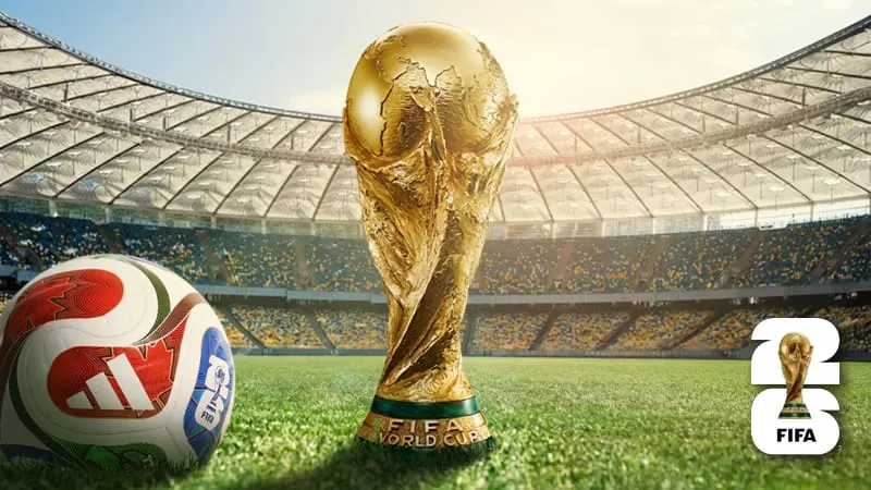 Image shows a mockup for the FIFA World Cup tournament