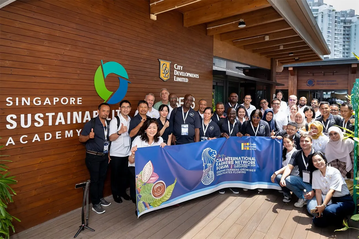 Image shows of the  International Farmers’ Forum ahead of the CAA conference.