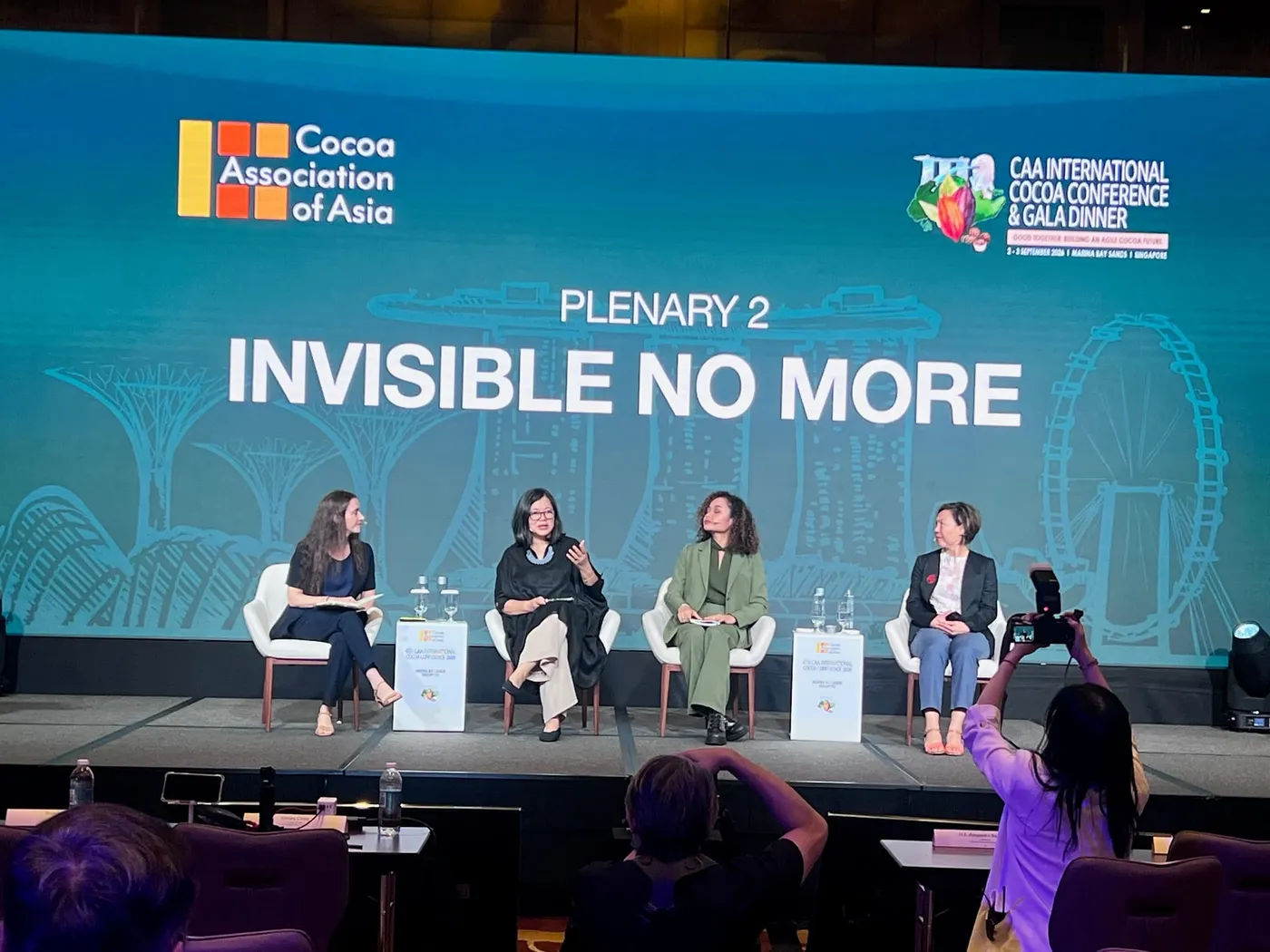 IMage shows members of the Invisible No More Panel at the CAA Conference 2026