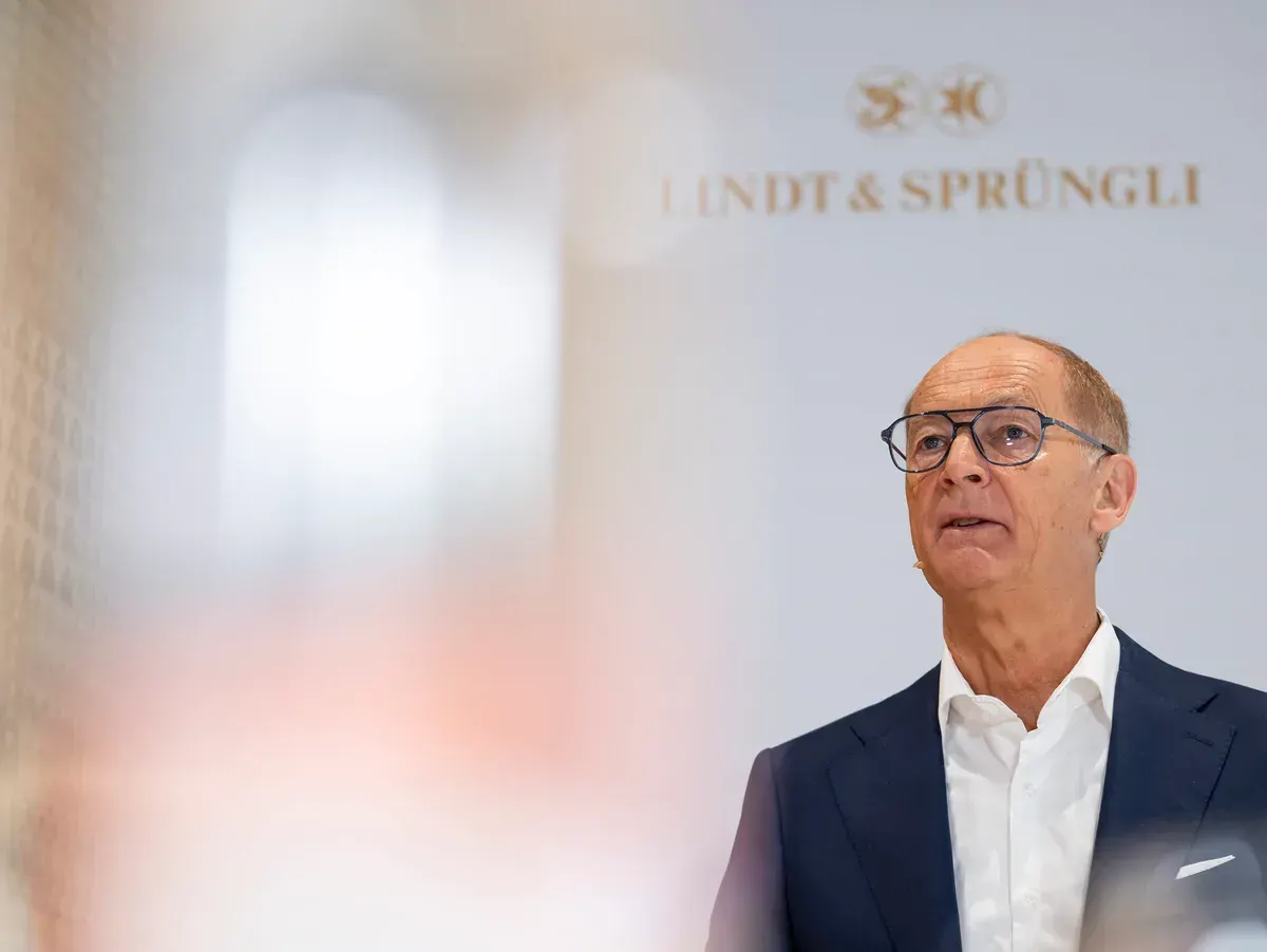 Image shows Lindt & Sprüngli's former CEO Adalbert Lechner. 