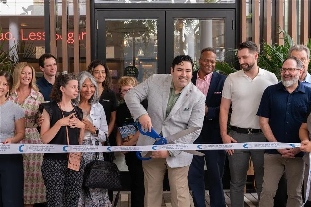 Image shows the opening of Hotel Chocolat its sixth store in the Chicago area 