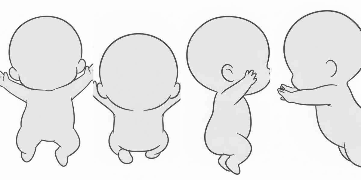 【無料配布】ジャンプする子どものポーズ集— copainter ユーザーは商用可・無償で利用可