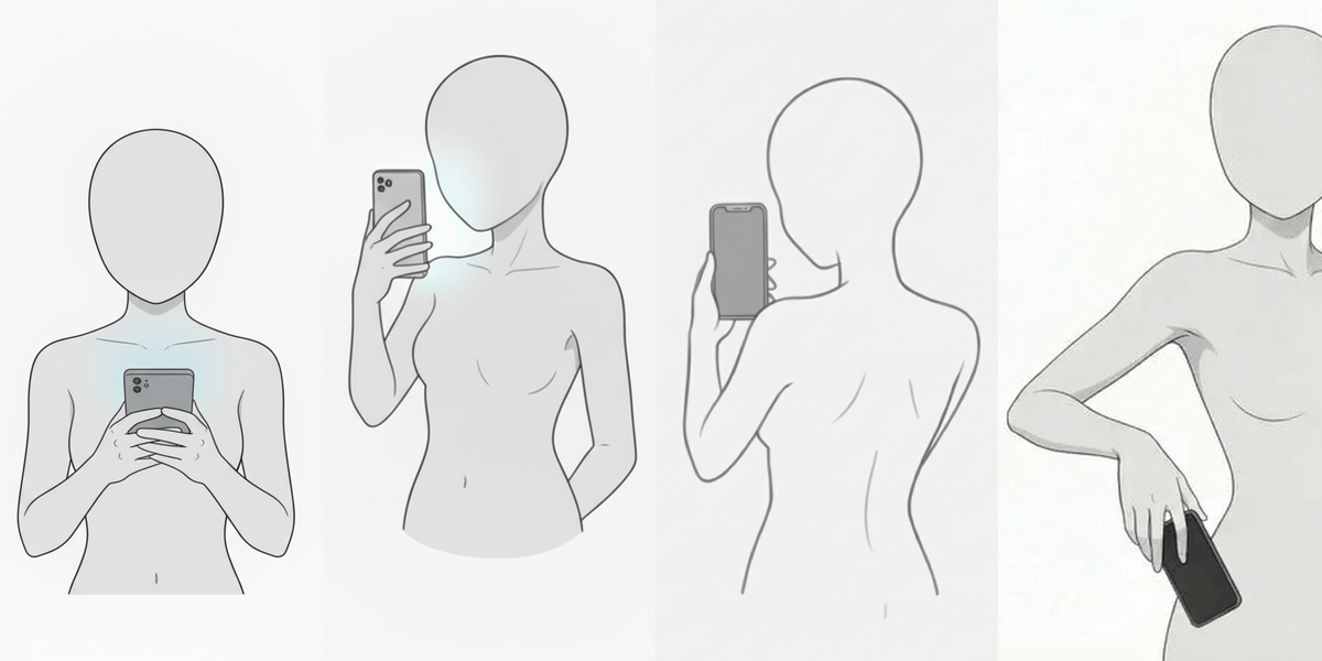 【無料配布】スマホを操作する女性のポーズ集— copainter ユーザーは商用可・無償で利用可