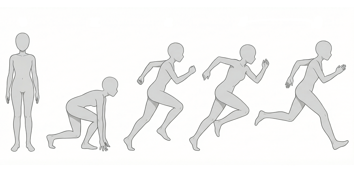 [Free Download] Character Motion Reference Collection — Free for copainter Users, Commercial Use Allowed