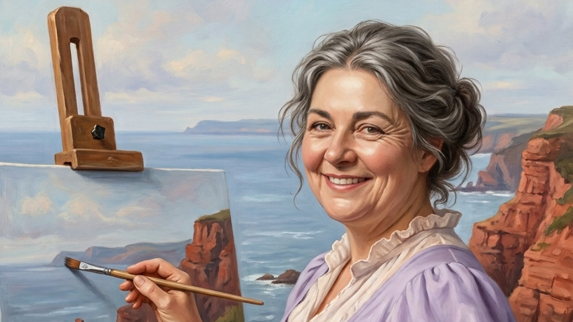 The Painter on Salcombe Hill