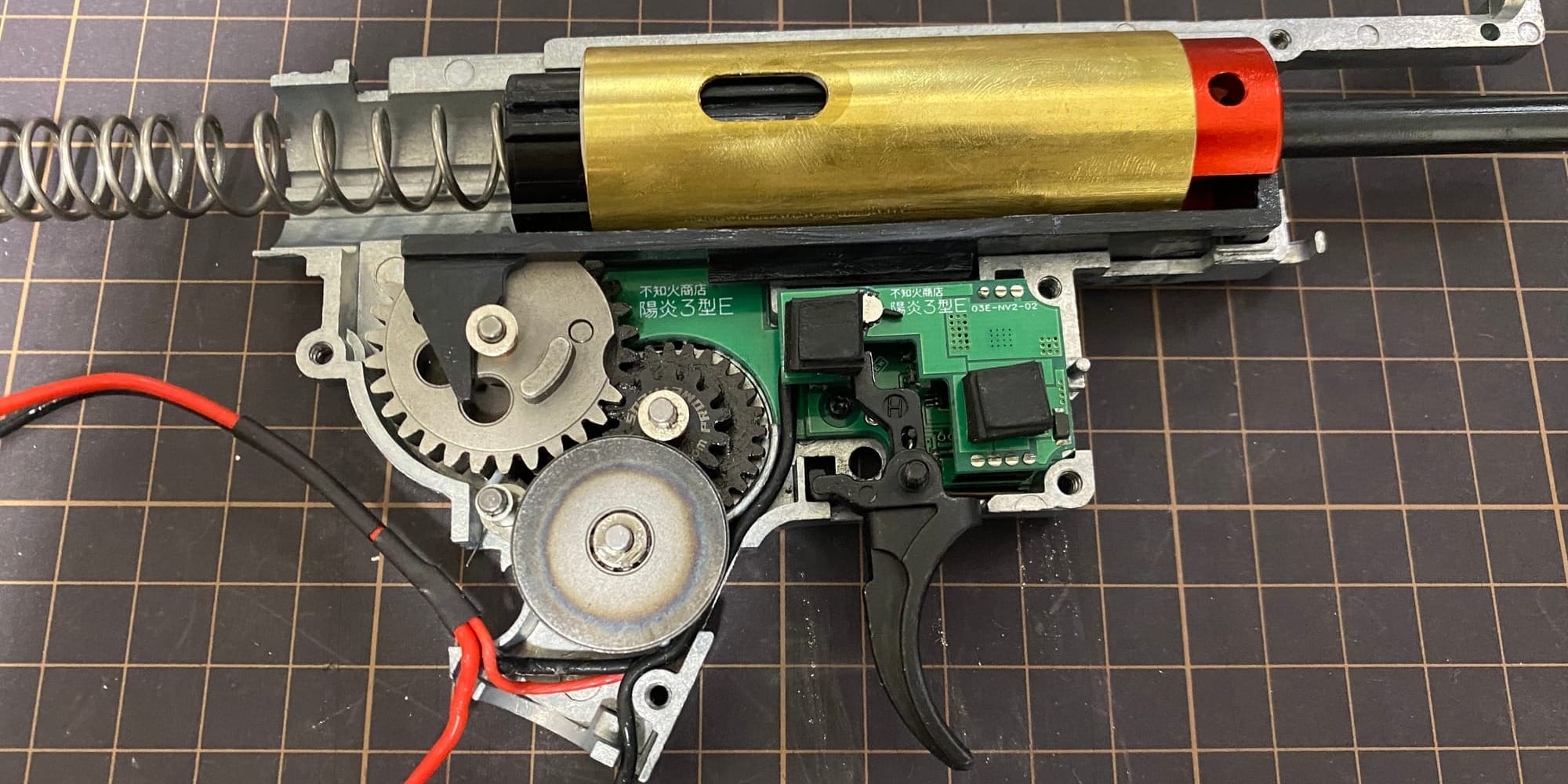 次世代電動ガンHK416デルタカスタムを電子トリガー化とその他諸々内部