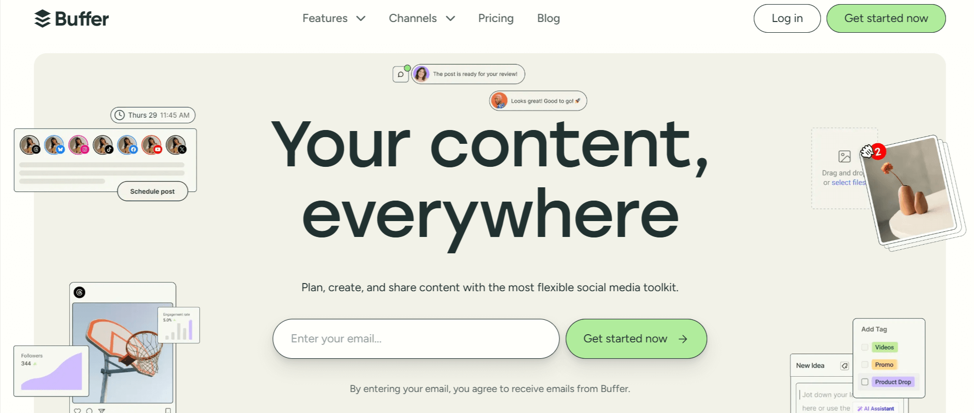 Buffer — a social media scheduling platform for solopreneurs