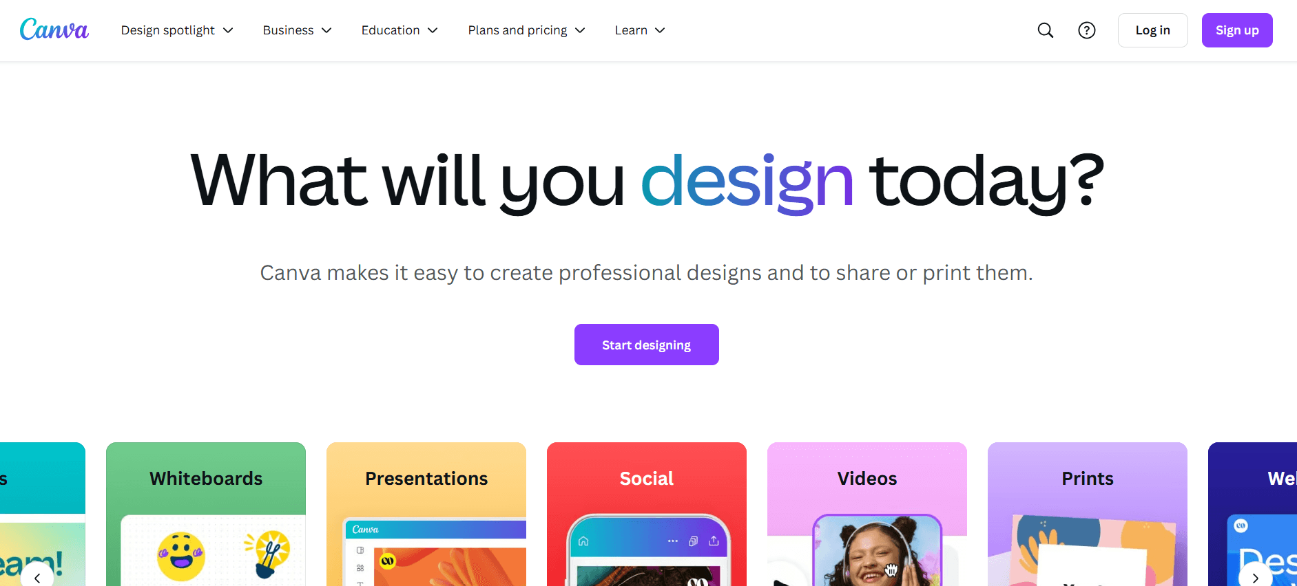 Canva — a graphic designing platform for solopreneurs and creators