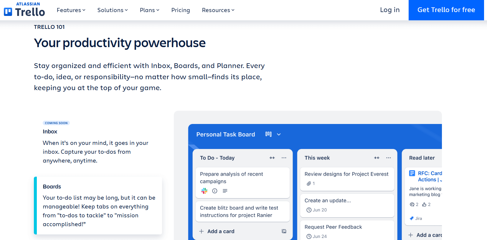 Trello — a project management platform for solopreneurs