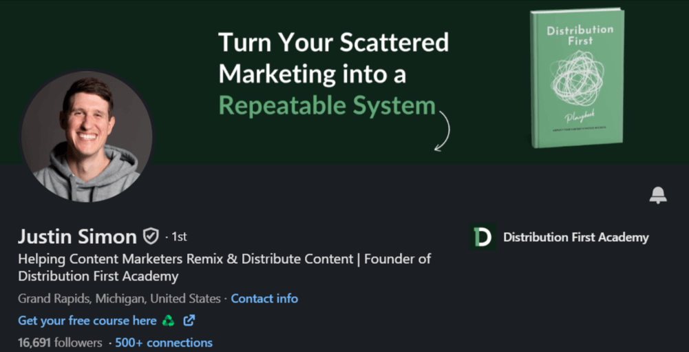 Justin Simon, content distribution specialist