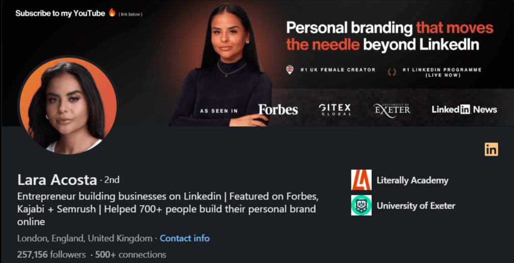 Lara Acosta, personal branding consultant