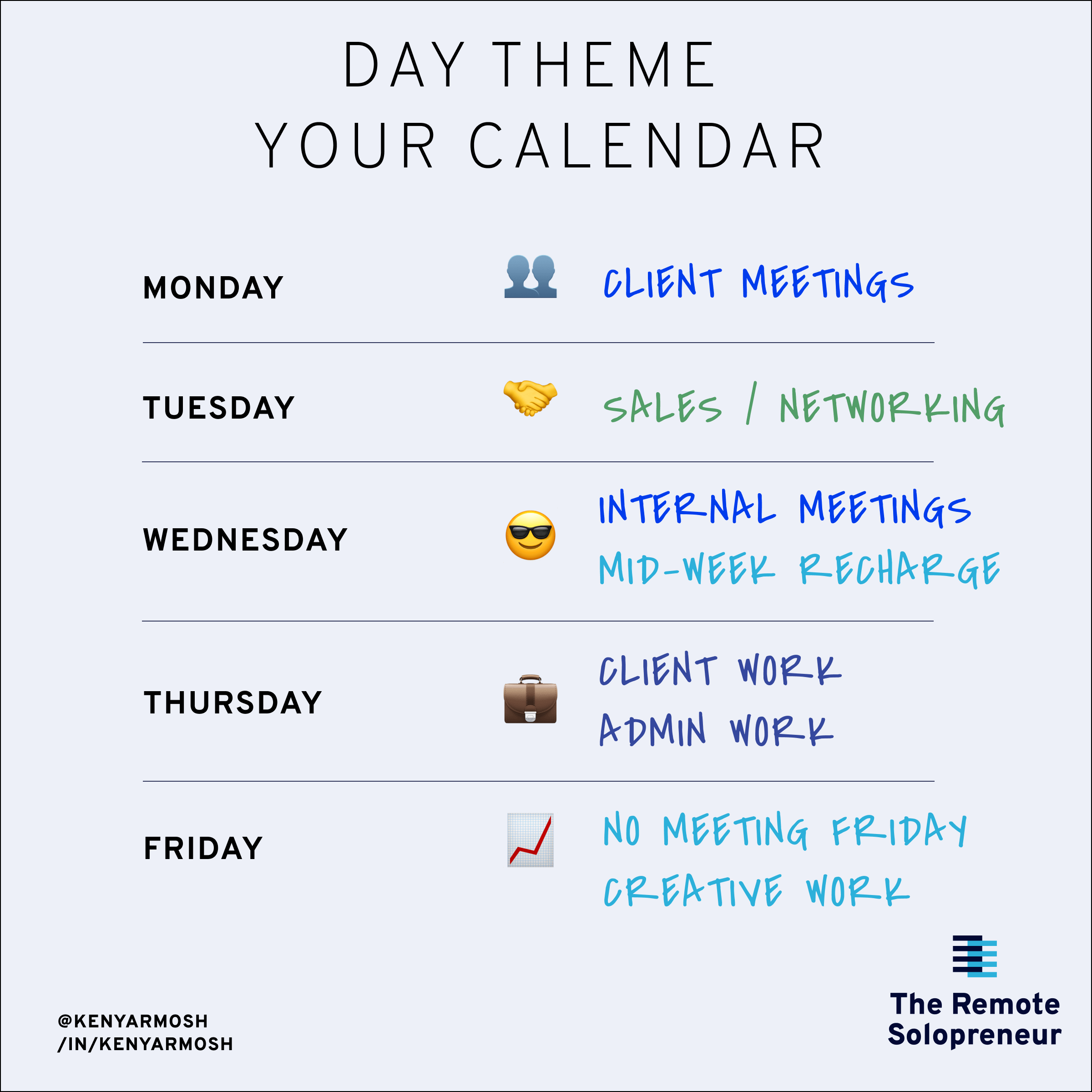 My Day themes framework for task management