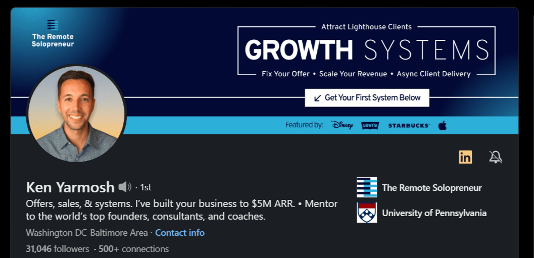 Ken Yarmosh LinkedIn