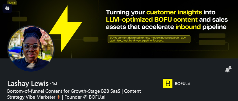 Lashay Lewis's LinkedIn profile