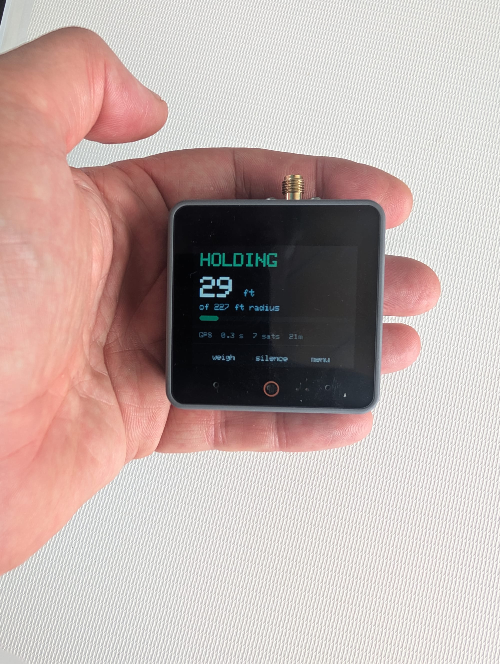 Built in touchscreen