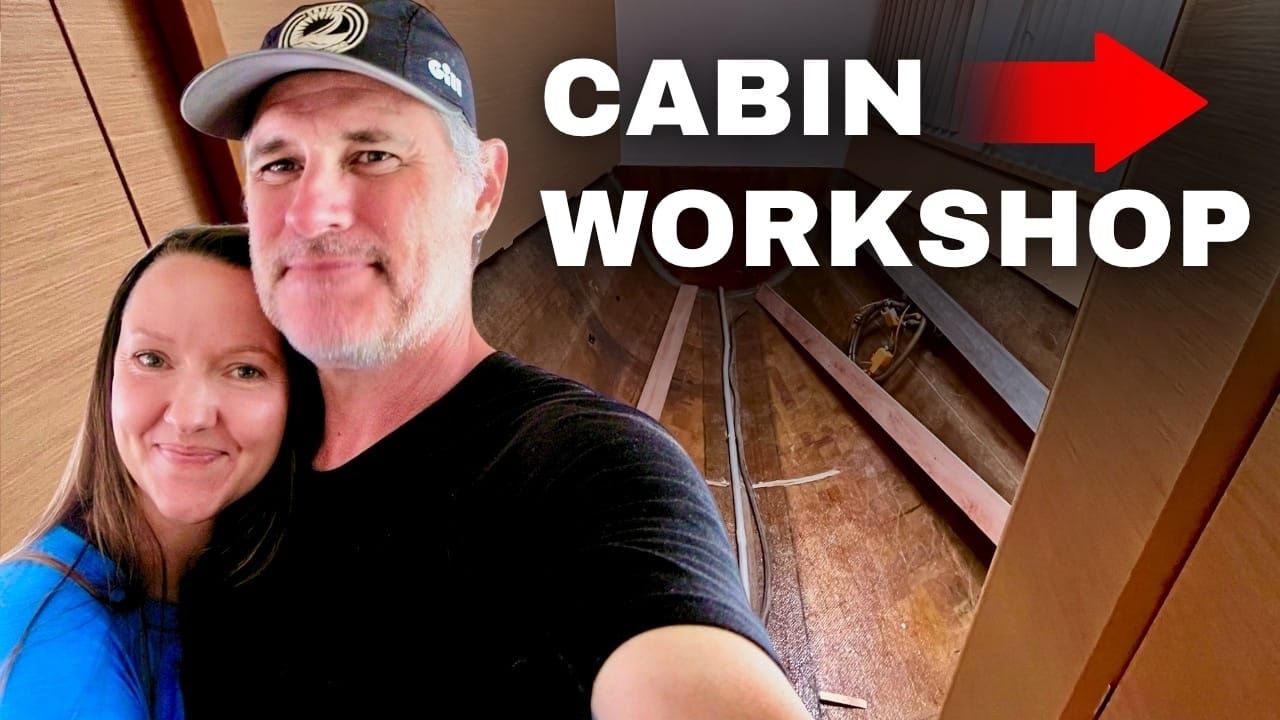 AD- FREE VIDEO: We’re FINALLY Doing It (Catamaran Workshop Conversion)