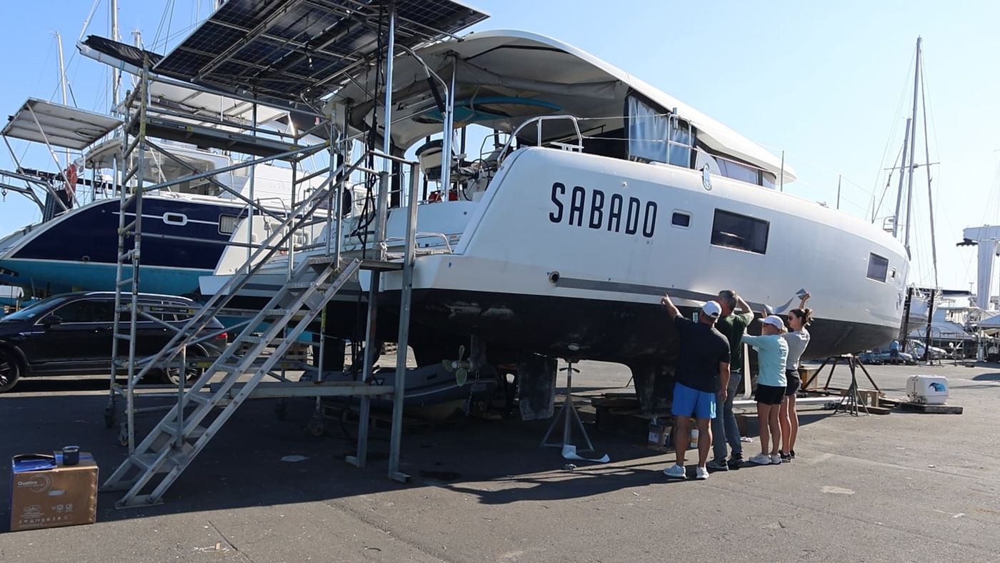 It's a Team Effort: Catamaran Refit Update