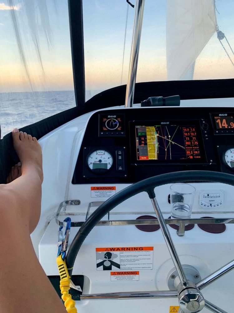 Our Overnight Sail to Cape Canaveral... Let the boat work begin!