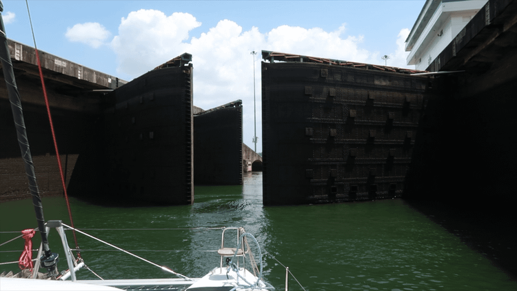 Transiting the Panama Canal on our Sailing Catamaran (February 2024)