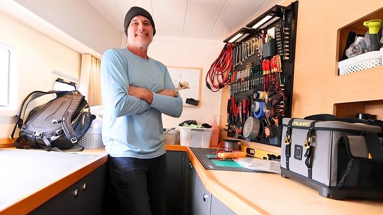 Catamaran Workshop Reveal: The ULTIMATE Refit Upgrade [Early + Ad-Free Video]